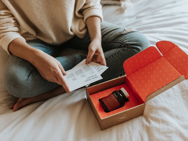 Brand identity mockups for a wellness business