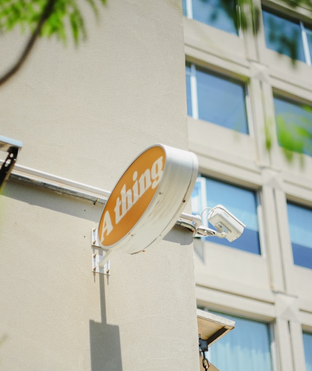 Office reception signage and environmental branding installation